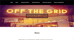 Desktop Screenshot of marquee-lights.com